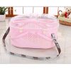 Small Dog Cat Crate Pet Rabbit Guinea Pig Ferret Carrier Cage With Mat-Pink