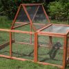 Large Chicken Coop Run Guinea Pig Cage Villa Extension Rabbit Hutch House Pen