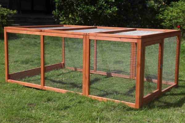 Large Chicken Coop Run Guinea Pig Cage Villa Extension Rabbit Hutch House Pen