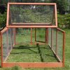 Large Chicken Coop Run Guinea Pig Cage Villa Extension Rabbit Hutch House Pen