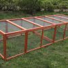 YES4PETS 290 cm XL Chicken Coop Run Guinea Pig Cage Villa Extension Rabbit Hutch Cat Kitten House Pen