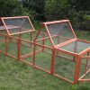 YES4PETS 290 cm XL Chicken Coop Run Guinea Pig Cage Villa Extension Rabbit Hutch Cat Kitten House Pen