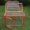 YES4PETS 290 cm XL Chicken Coop Run Guinea Pig Cage Villa Extension Rabbit Hutch Cat Kitten House Pen