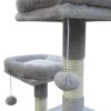 Large Cat Scratching Post Tree Scratcher Pole-Little Grey