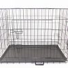 30′ Portable Foldable Dog Cat Rabbit Collapsible Crate Pet Cage with Blue Cover Mat