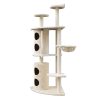 170cm XL Multi Level Cat Scratching Post Tree Post Furniture House Tower – Beige