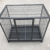 Pet Dog Cat Cage Metal Crate Kennel Portable Puppy Cat Rabbit House – 93x57x85 cm