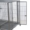 XXL Pet Dog Cat Cage Metal Crate Kennel Portable Puppy Cat Rabbit House