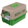 New Medium Dog Cat Rabbit Crate Pet Airline Carrier Cage With Bowl & Tray – Green