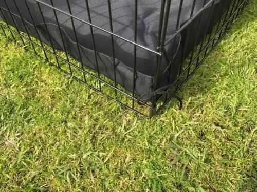 YES4PETS 24′ Dog Rabbit Playpen Exercise Puppy Enclosure Fence With Canvas Floor