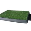 Indoor Dog Puppy Toilet Grass Potty Training Mat Loo Pad pad with grass – With 1 x Grass Mat