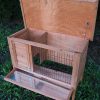 Single Wooden Pet Rabbit Hutch Guinea Pig Cage with Slide out Tray