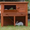 Double Storey Rabbit Hutch Guinea Pig Cage , Ferret cage W Pull Out Tray