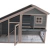 Grey Chicken Coop Rabbit Hutch Ferret Cage Hen Chook House