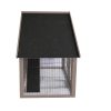 Grey Chicken Coop Rabbit Hutch Ferret Cage Hen Chook House