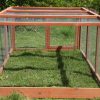 YES4PETS Large Chicken Coop Run Guinea Pig Cage Villa Extension Rabbit Hutch House Pen