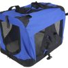 XXL Portable Foldable Pet Dog Cat Puppy Soft Crate-Blue