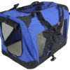 XXL Portable Foldable Pet Dog Cat Puppy Soft Crate-Blue