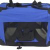 XXL Portable Foldable Pet Dog Cat Puppy Soft Crate-Blue