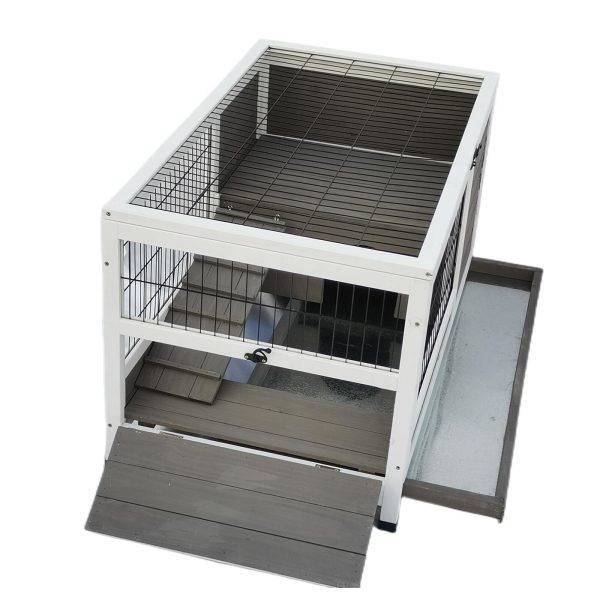 Rabbit Hutch Cat House Cage Guinea Pig Ferret Cage