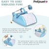 Cat Play Box Kit Pet Toy Kitten Toys Interactive Ball Peek Hunting Toy – Blue