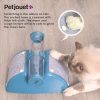 Cat Play Box Kit Pet Toy Kitten Toys Interactive Ball Peek Hunting Toy – Blue