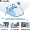 Cat Play Box Kit Pet Toy Kitten Toys Interactive Ball Peek Hunting Toy – Blue