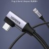 UGREEN 20289 Angled USB-C 3.0 Fast Charge Cable 0.5M