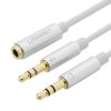 UGREEN 3.5mm Female to 2mm male audio cable – White (20897)