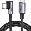 UGREEN 80714 USB-C 2.0 to Angle USB-C Cable Black 3M