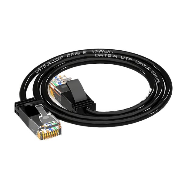 Ultra Slim Flexible Cat6A UTP Ethernet Cable 10Gbps – 0.5 M