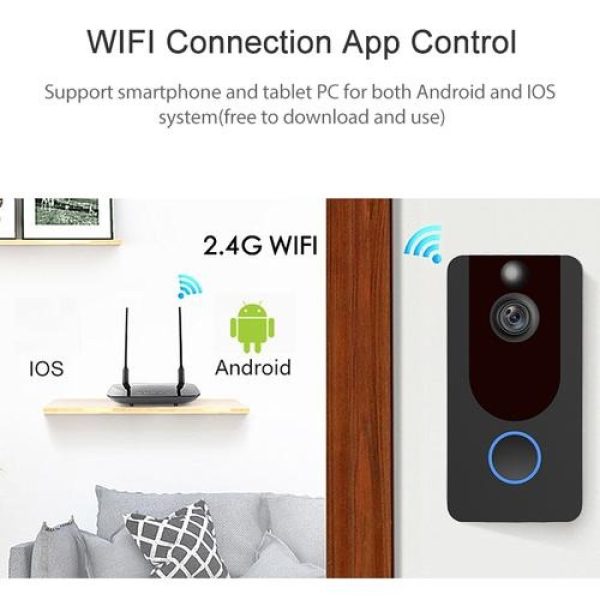 V7 Full HD Smart Video Security Camera Doorbell