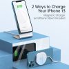 CHOETECH MIX00117SL Magasafe Fast Wireless Charger Stand Holder For iPhone 13/12 (H047+T517)