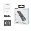 CHOETECH T588-F-BK 3-in-1 Foldable Fast Wireless Charger for Phone/Watch/Earphone