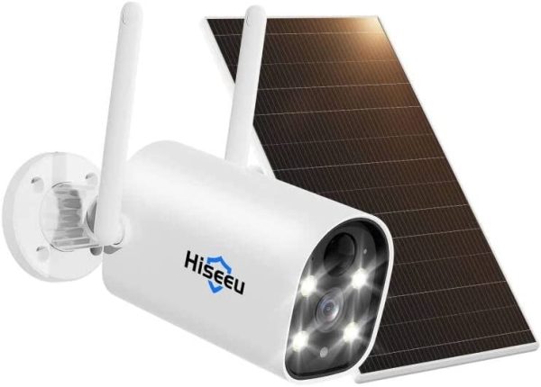 C40 Indoor/Outdoor WiFi Battery Camera With Solar Panel