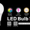 MV SMART BULB 9W B22 TWIN PACK  (apple app only )