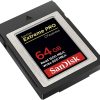 SanDisk 64GB Extreme PRO CFexpress Card Type B – SDCFE-064G-GN4NN READ 1500 MB/S WRITE 800MB/S