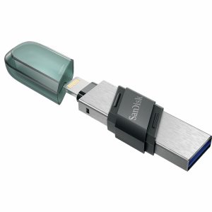 SanDisk 128GB iXpand Flash Drive Flip (SDIX90N-128G)