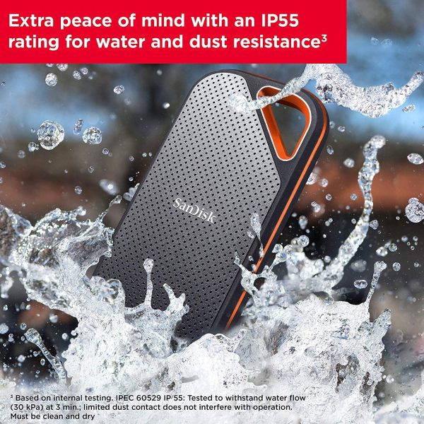 SanDisk 1TB Extreme PRO Portable SSD V2 (SDSSDE81-1T00-G25)