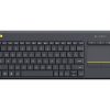 Logitech K400 PLUS Touch Wireless keyboard – Black (920-007165)