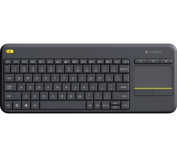 Logitech K400 PLUS Touch Wireless keyboard – Black (920-007165)