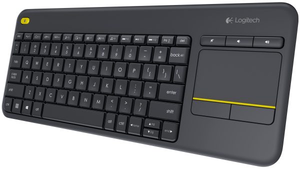 Logitech K400 PLUS Touch Wireless keyboard – Black (920-007165)