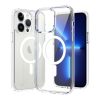 Shockproof Transparent Magsafe Cover Case for iPhone 15 Pro Max (Transparent)