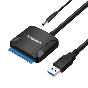 Simplecom SA236 USB 3.0 to SATA Adapter Cable Converter with Power Supply for 2.5