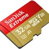 SANDISK SDSQXAF-032G-GN6MN 32GB MICRO SDHC EXTREME A1 V30, UHS-I/ U3, 100MB/s ,NO  SD ADAPTER