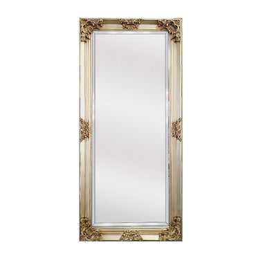 Deluxe French Provincial Ornate Mirror – 80×170 cm, Champagne