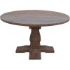 Florence  Round Dining Table 135cm French Provincial Pedestal Solid Timber Wood