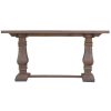 Florence  Console Hall Entrance Table 160cm Pedestal Timber French Provincial