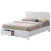 Addison 4pc Suite Bedside Tallboy Bedroom Set Furniture Package -WHT – DOUBLE