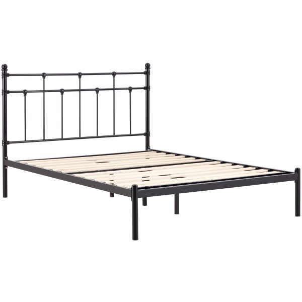 Calimo King Single Bed Size Metal Frame Platform Mattress Base – Black